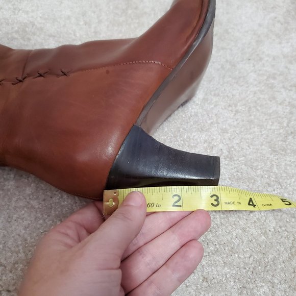 PIKOLINOS / 39, 8.5 / Women's Vintage Smooth Leather Square Toe Mid-Calf Boots - Picture 13 of 15